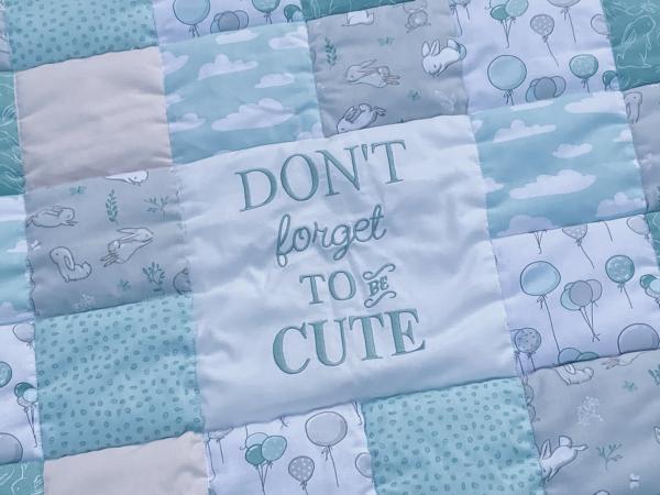 Krabbeldecke DONT FORGET TO BE CUTE
